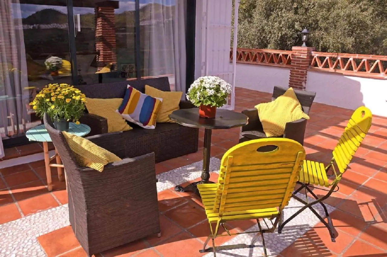 Chalet Villa Cortijo montaña vistas mar Frigiliana España