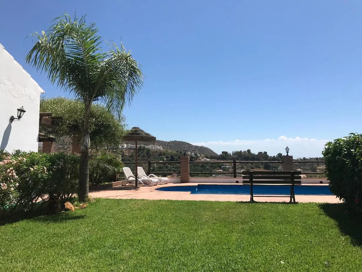 Villa Cortijo montaña vistas mar Frigiliana España